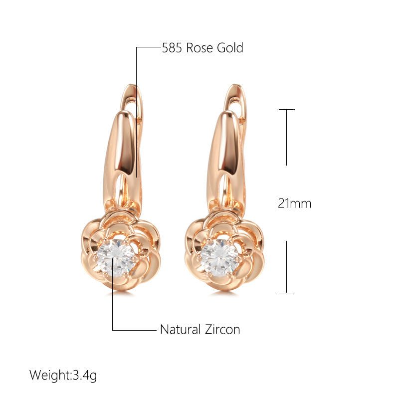 Rose Gold Earrings for Women