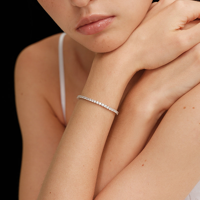 Women's Luxury Zircon Rhinestone Tennis Bracelet