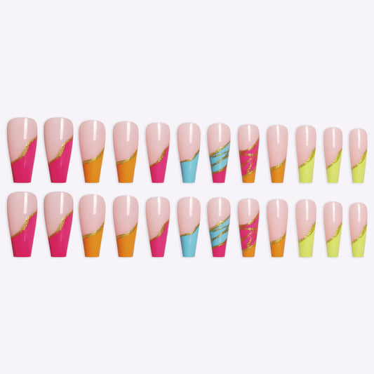 European & American Long Ballet Press-On Nails