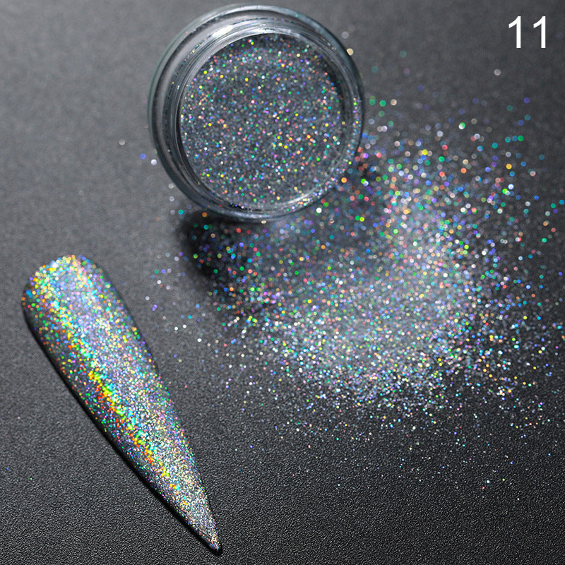 Aurora Effect Magic Nail Powder Glitter