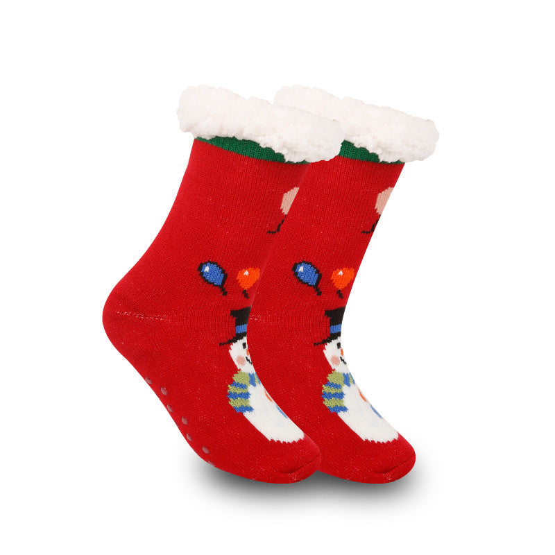 Festive Thermal Fleece-Lined Slipper/Room Socks