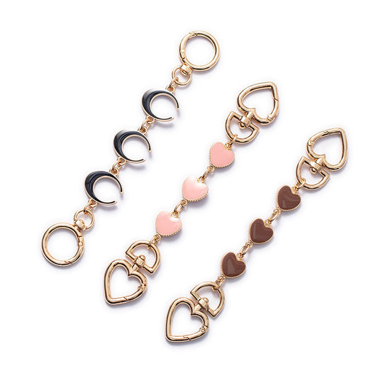 Metal Bag Strap Extension Chain for One-Shoulder Bag Conversion