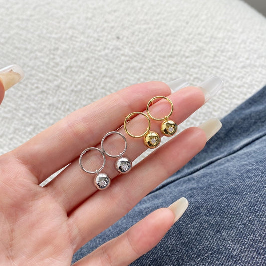 Pearl Starburst Stud Earrings for Women