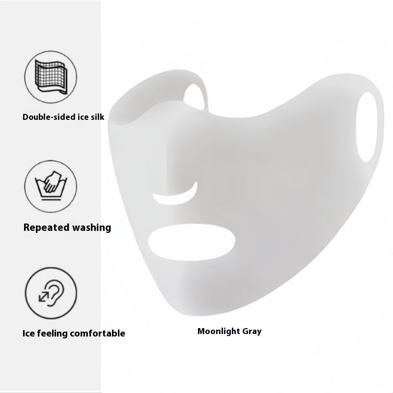 Ice Silk UV Protection Sunscreen Face Mask