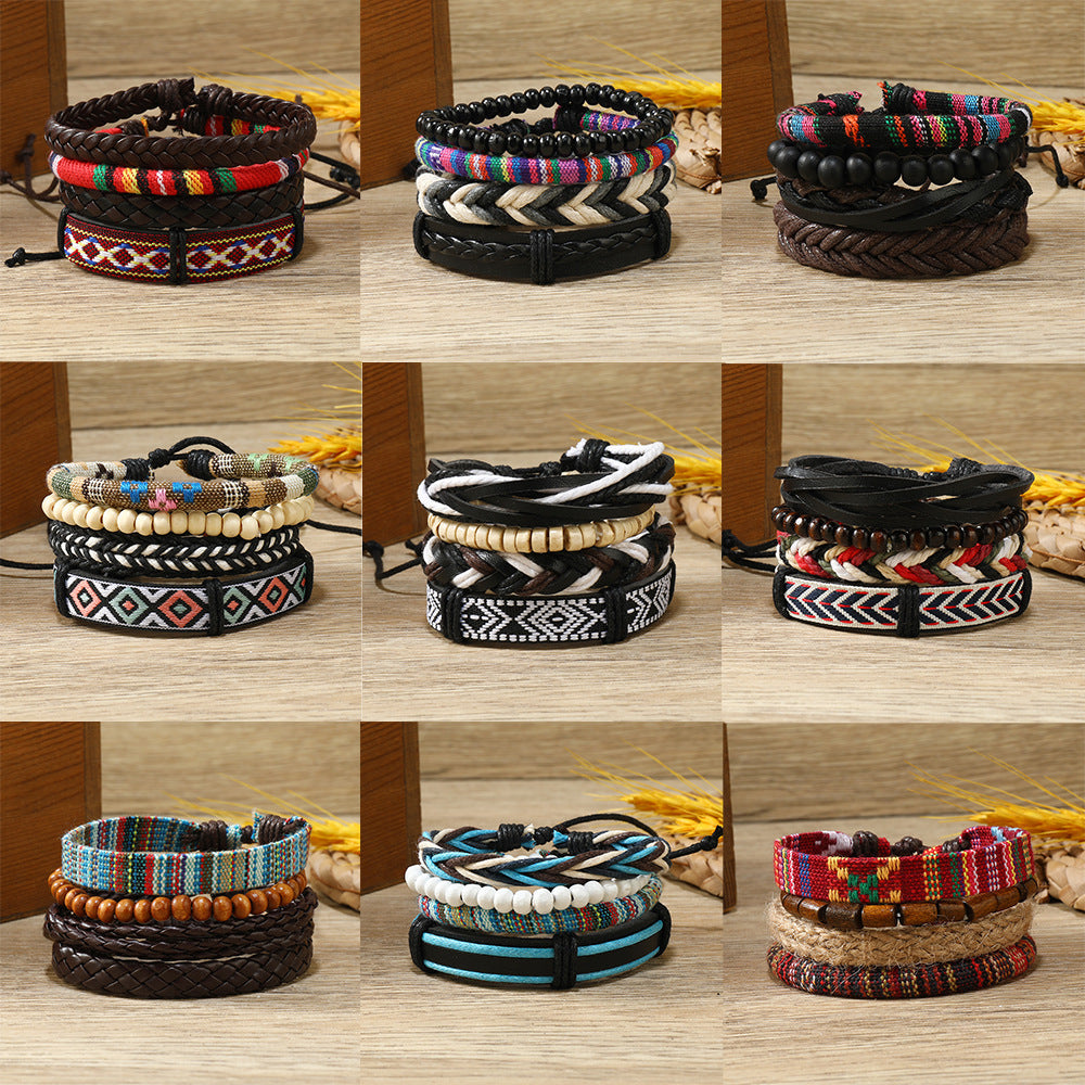 Women's Hippie Ethnic Style Multicolored Bracelet