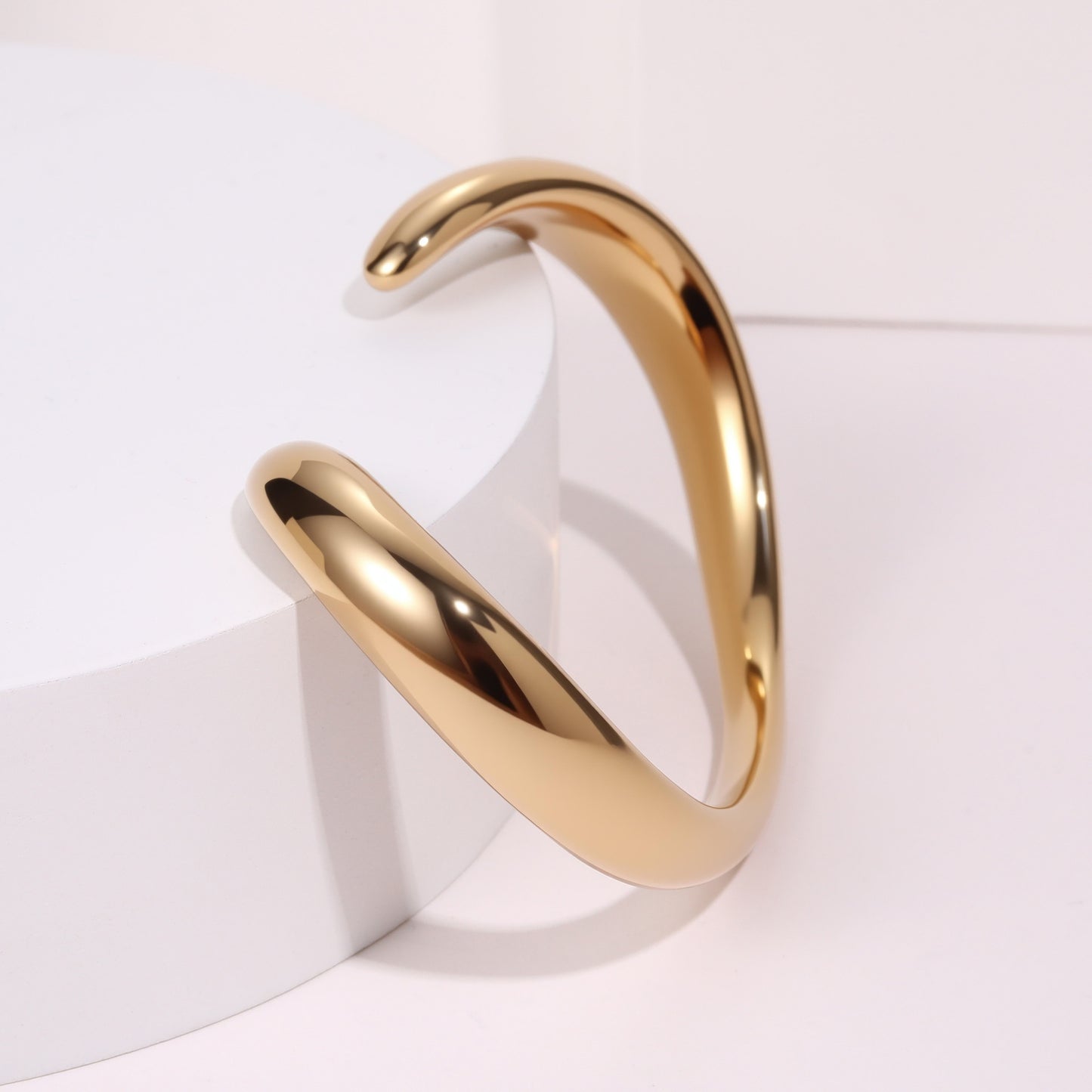 Modern Design Sense Wrap-Around Open Bracelet for Women