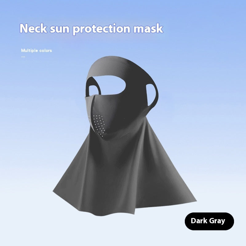 Ice Silk UV Protection Sunscreen Face Mask