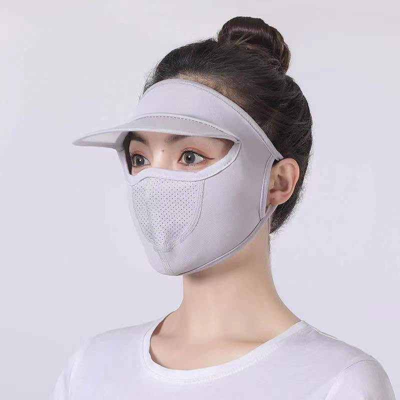 Ice Silk UV Protection Sunscreen Face Mask