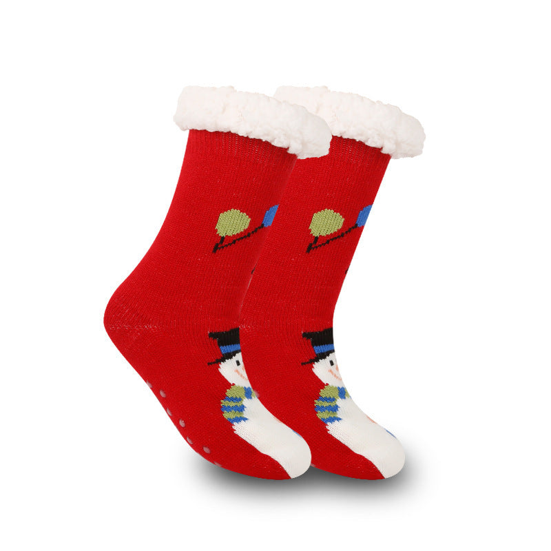 Festive Thermal Fleece-Lined Slipper/Room Socks