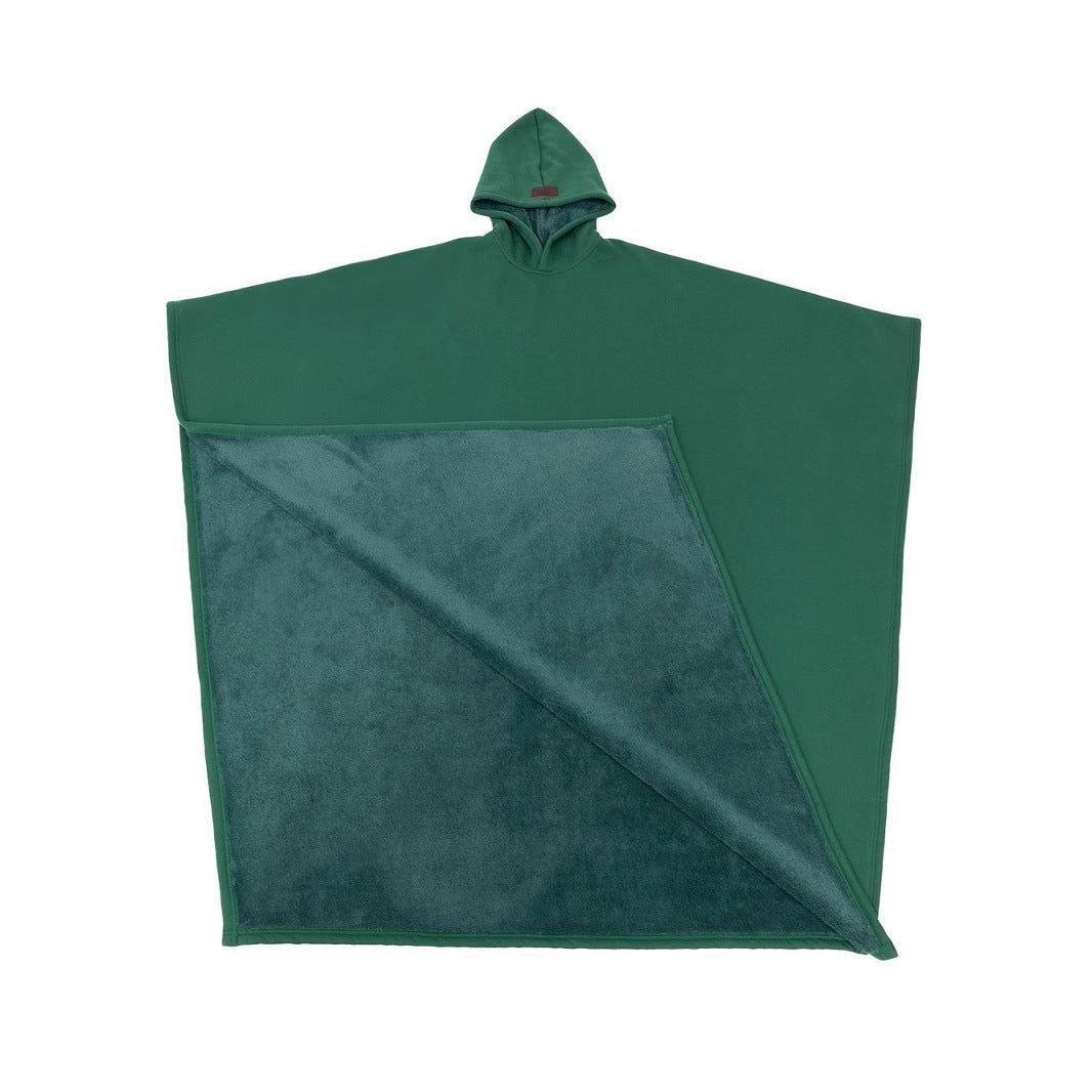 Women's Wool-Look Hooded Button Cape